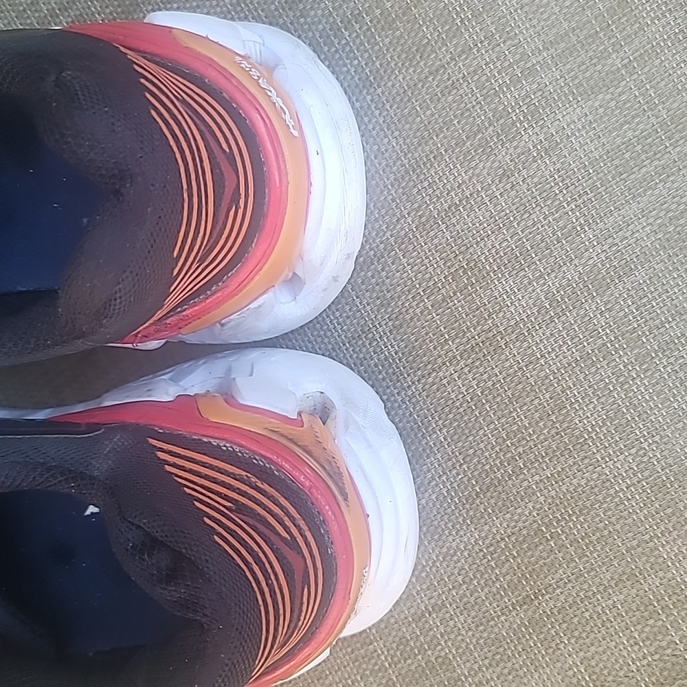 Hoka Black and Red Athletic Shoes SZ 12.5 - Picture 6 of 13